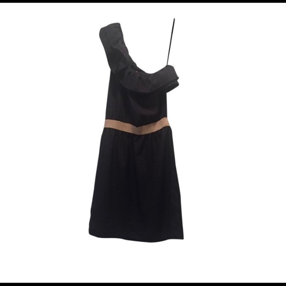 Eight Sixty One Shoulder Navy Dress